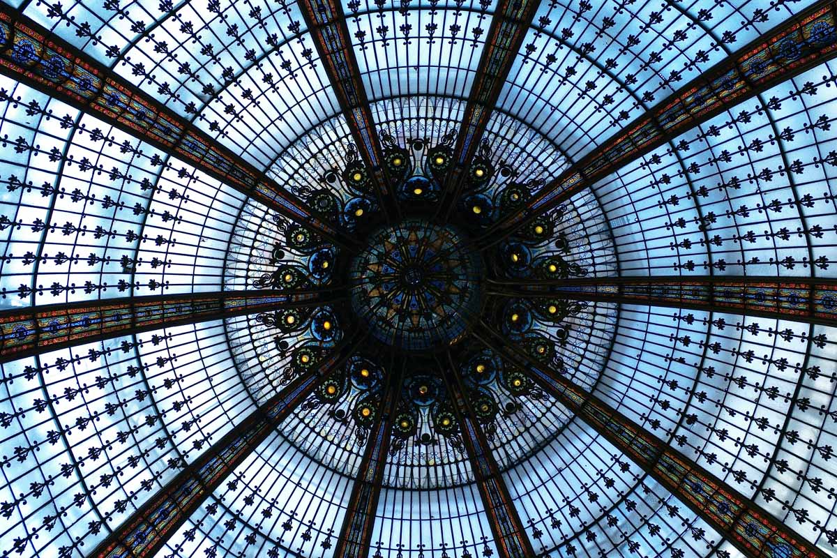 Strukturfotografie Galeries Lafayette, Paris