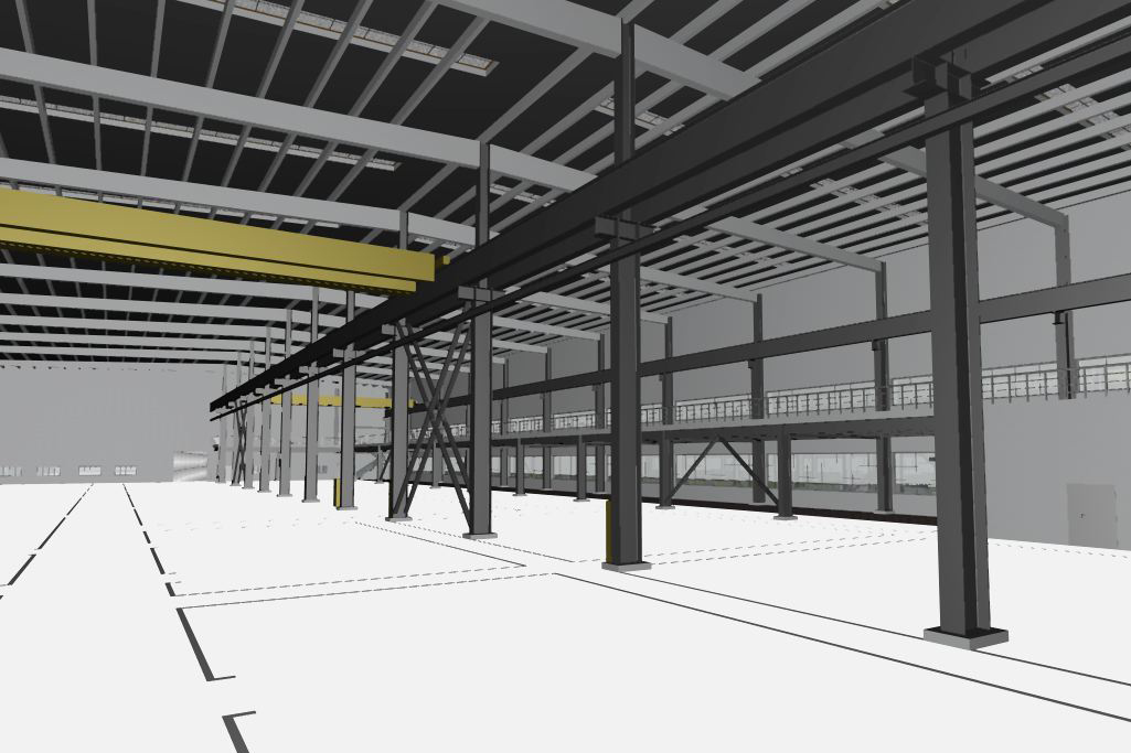 Bild 3D Werkshalle Siemens, Shanghai